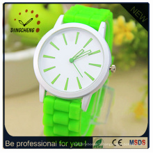 Montre de Genève de silicone, montres de poignet de gelée, fabrication de montre de la Chine (DC-249)